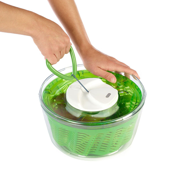 Zyliss Easy Spin 2 Salad Spinner White Large