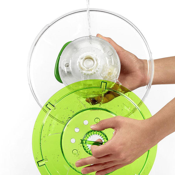 Zyliss Easy Spin 2 Salad Spinner White Large