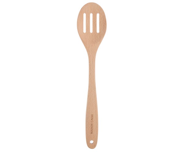 Mason Cash Essentials Beech 30.5cm Slotted Spoon