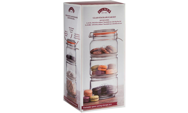 Kilner Stackable Storage Jar Set