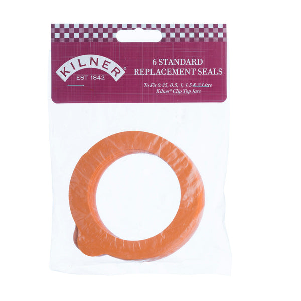 Pack of 6 Rubber Seals 0.35-2litres