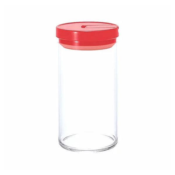 Hario Red Glass Canister 1L